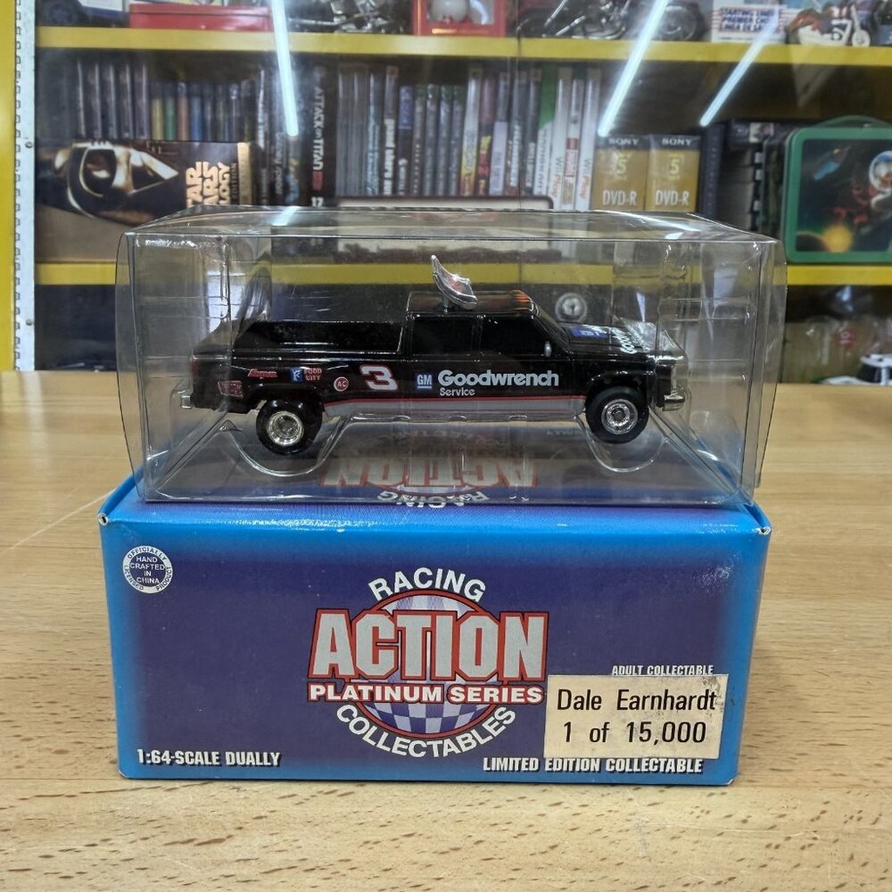 Dale Earnhardt 1:64 Goodwrench Dually Action Platinum Series 1 Of 15,000